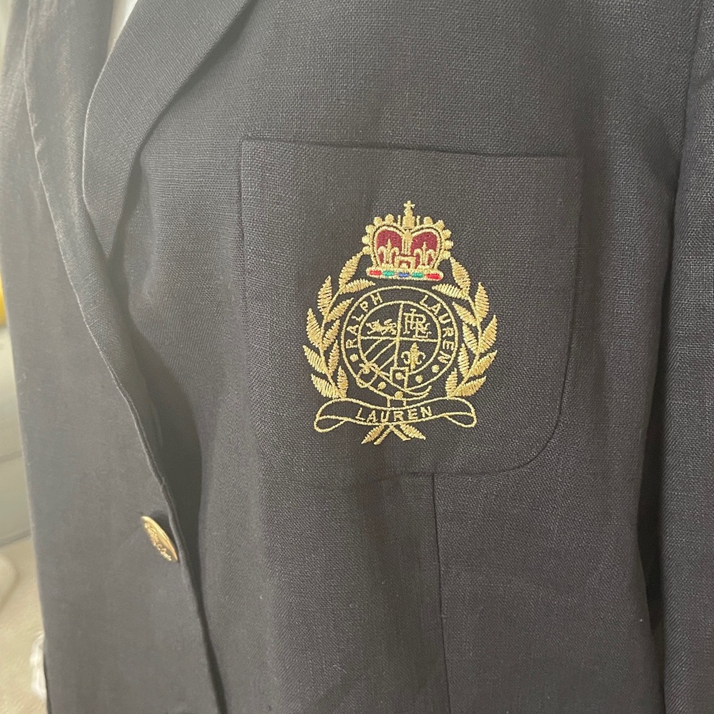 Lauren by Ralph Lauren Linen Blazer - Picture 3 of 10